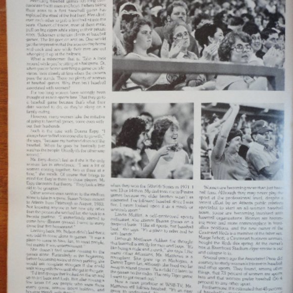 1985 Atlanta Braves Official Program, Volume 20, No. 3 - Picture 2 of 8